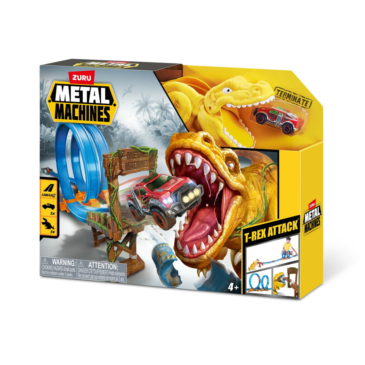 S001-Zuru Metal Machines -Playset-Series 1 T-Rex