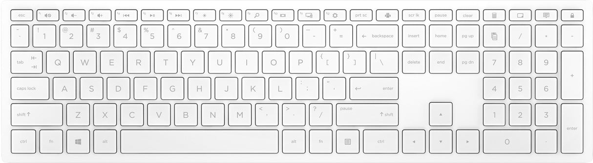EAN 0192545460279 - HP Pavilion Wireless Keyboard 600 White teclado RF inalámbrico imagen 3