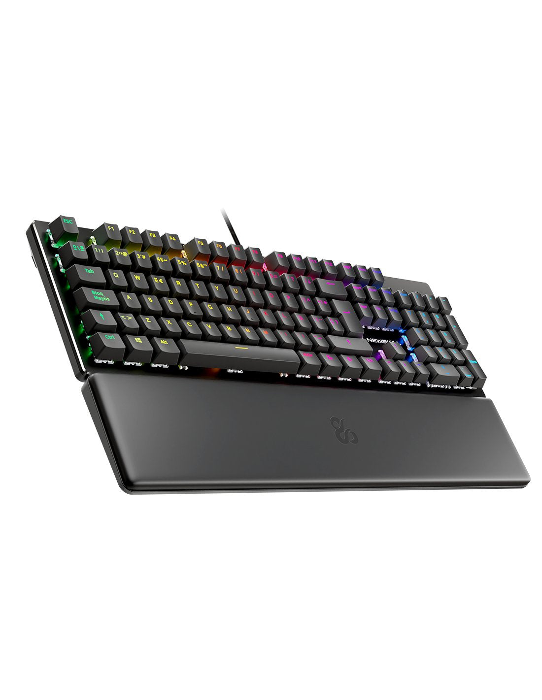 Teclado Newskill Gaming Ns-Kb-Serikev2 Usb Qwerty Español Negro