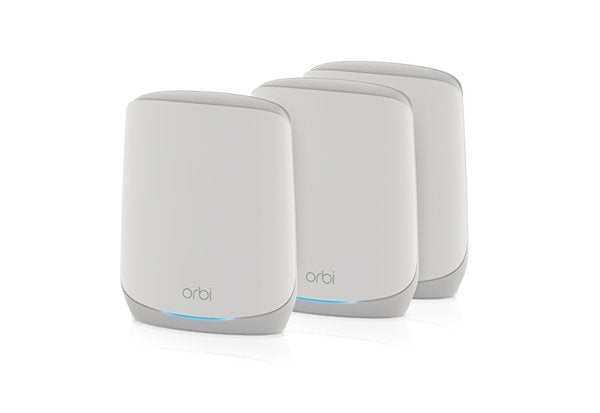 Mesh Router Netgear Orbi Wifi6 Tri-Band Mesh System Set 3 Rbk763s-100eus