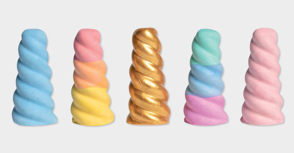 Folia Unicornio Strassenmalkreide Farbsortiert