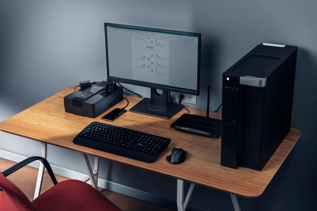 Sai Línea Interactiva Trust Maxxon 800va 6 Salidas Formato Bloque