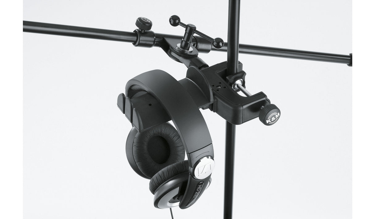K&M 16085 Soporte Para Auriculares Con Abrazadera De Mesa