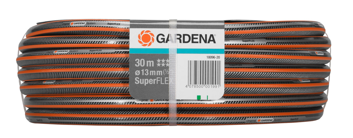 Gardena 18096-20 Manguera Premium Superflex 13 Mm (1/2 ") Gris / Naranja, 30 Metros
