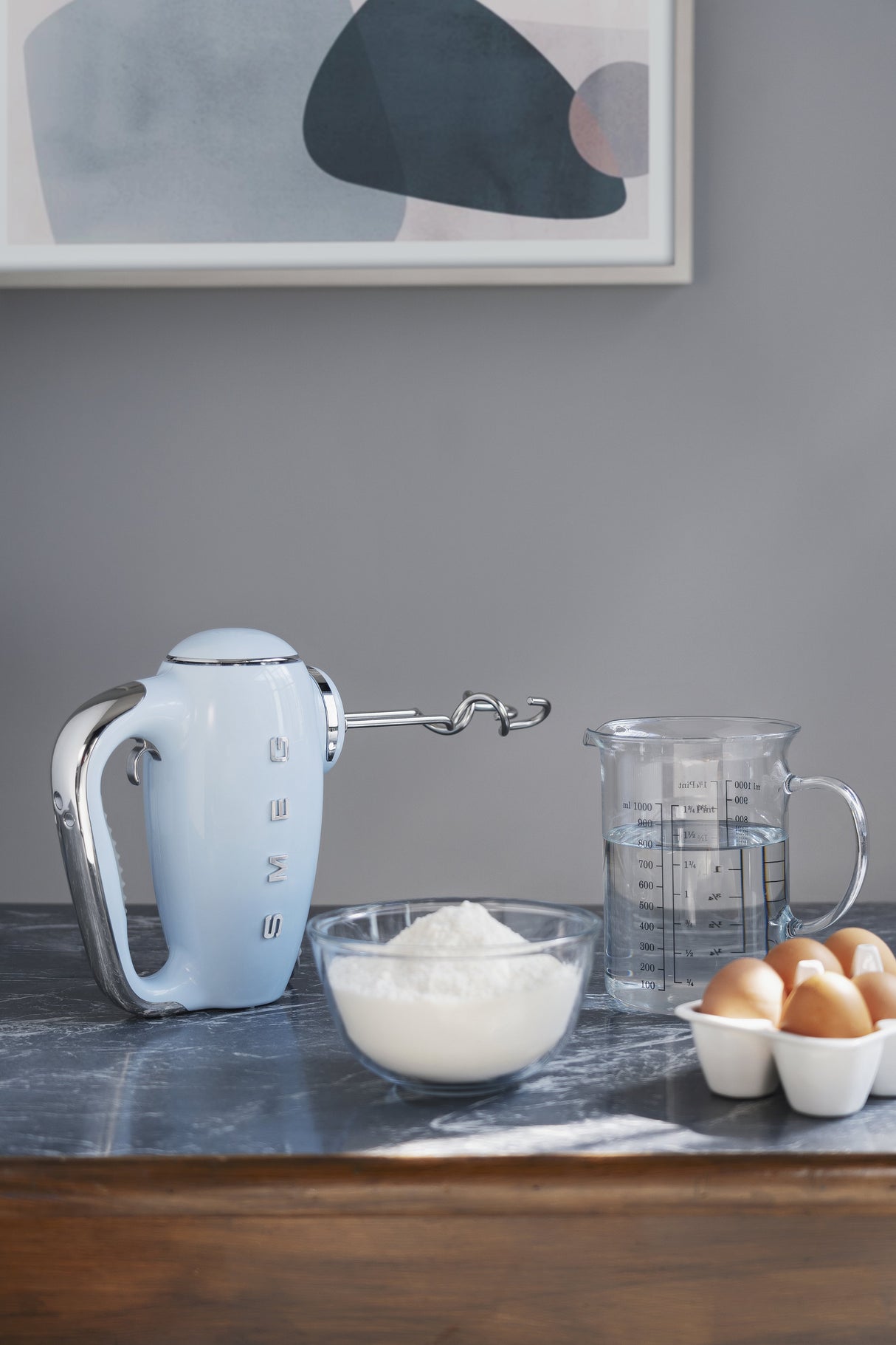 EAN 8017709301842 - Smeg HMF01PBEU batidora Batidora de mano 250 W Azul imagen 11