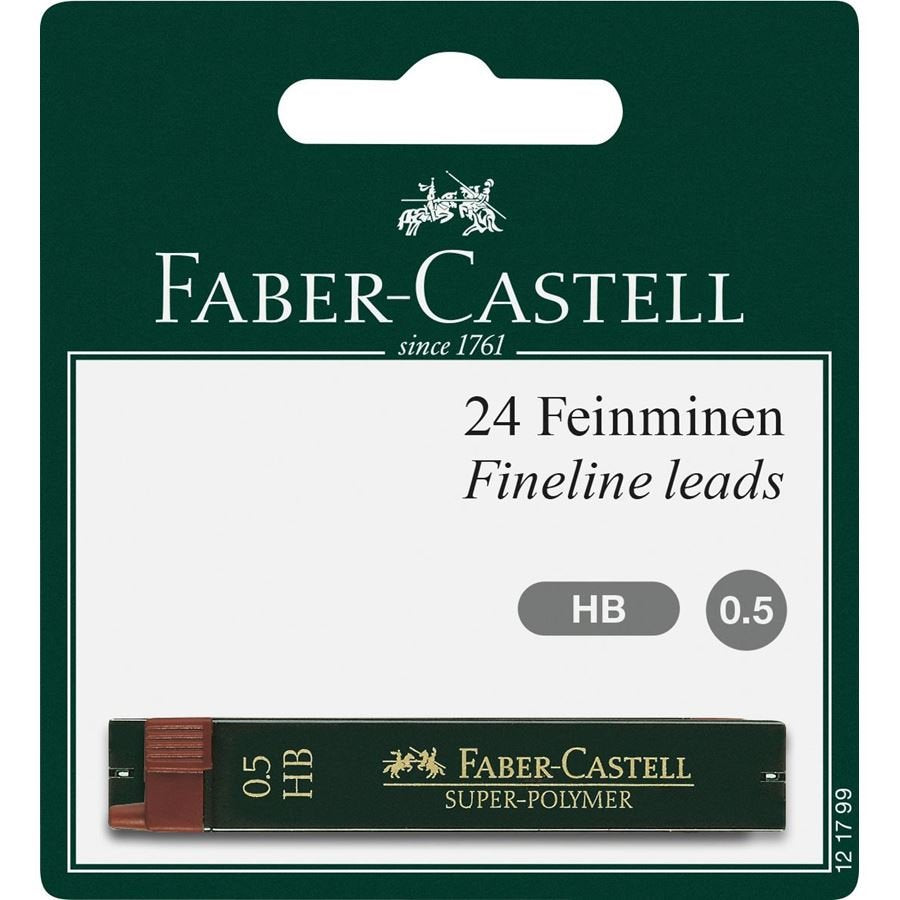 Faber-Camell Feinmine Super-Polymer 0,5mm Hb 2x Bk
