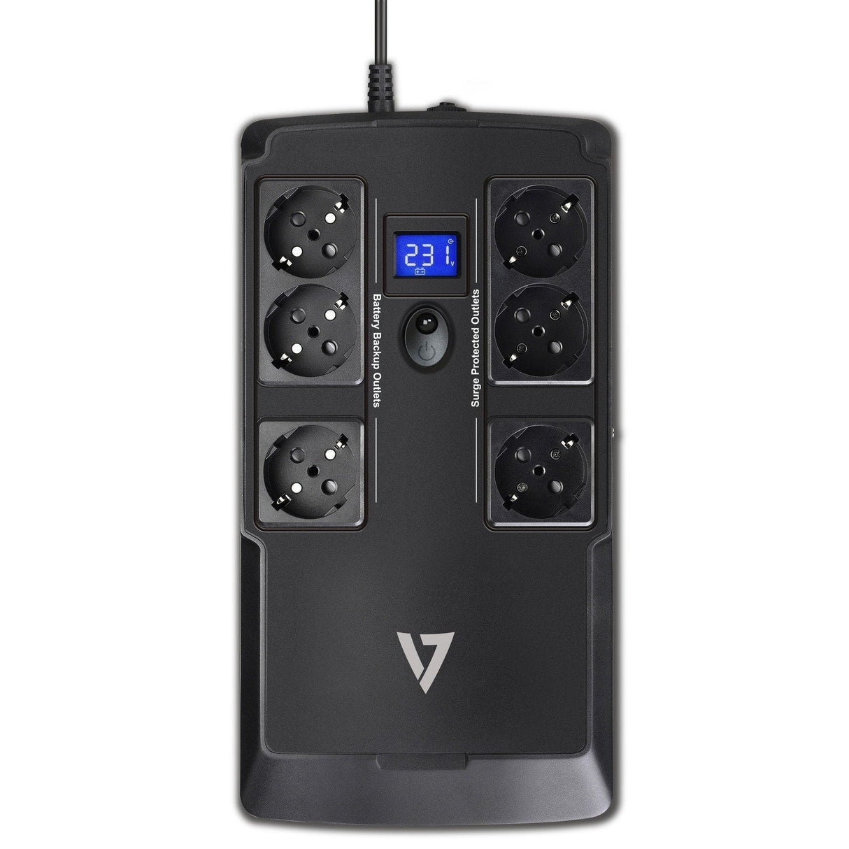 V7 Protector De Sobrevoltaje De Escritorio 750va