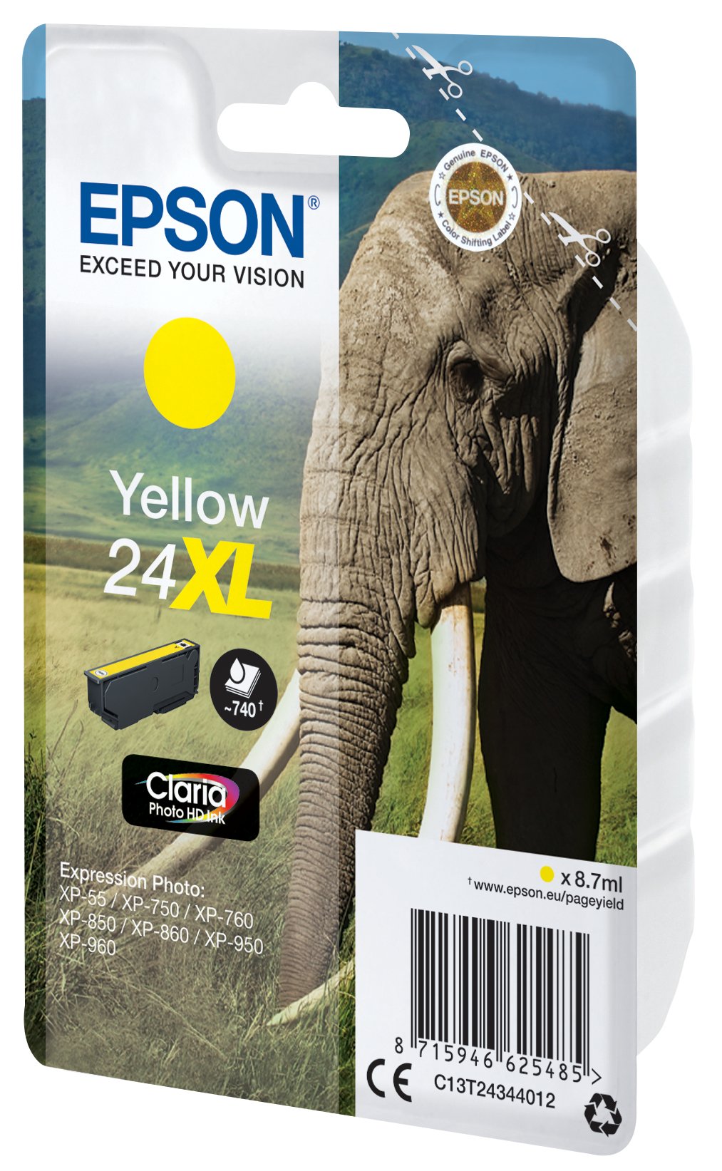 Claria Photo Hd Ink Yellow 24xl
