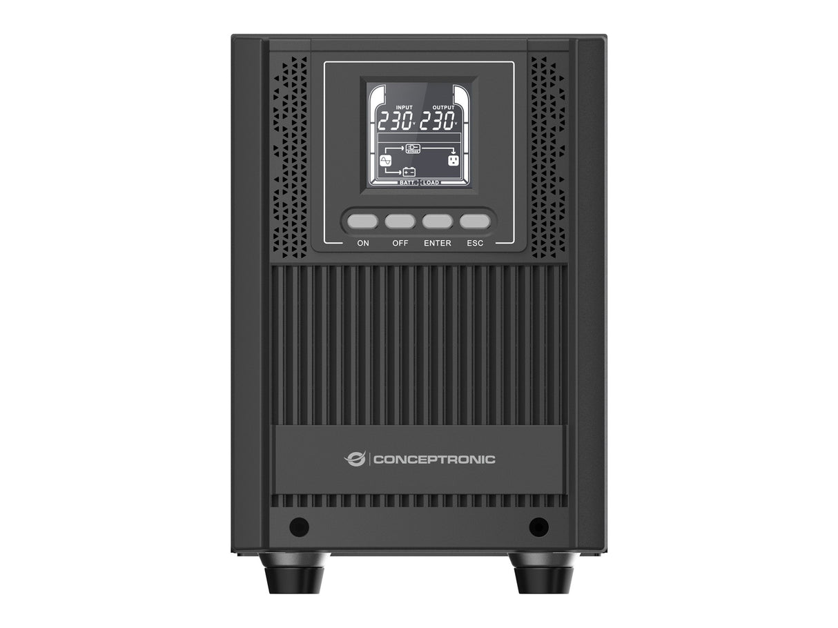 Conceptronic Zeus52es2k Sistema De Alimentación Ininterrumpida (Ups) Doble Conversión (En Línea) 2 Kva 1800 W 4 Salidas Ac