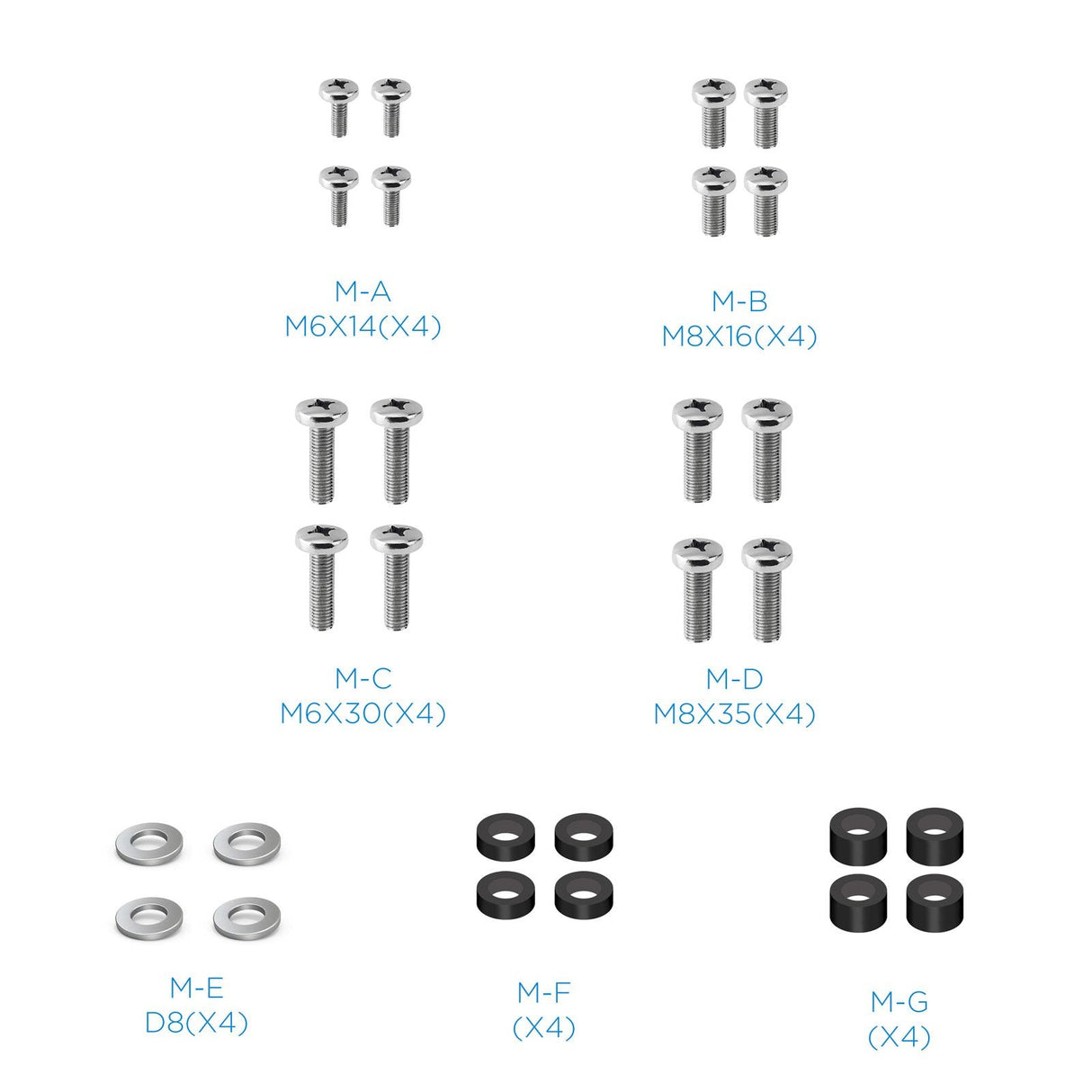 Tooq Soporte Suelo Ruedas "Coloso" 37-100" - Negro