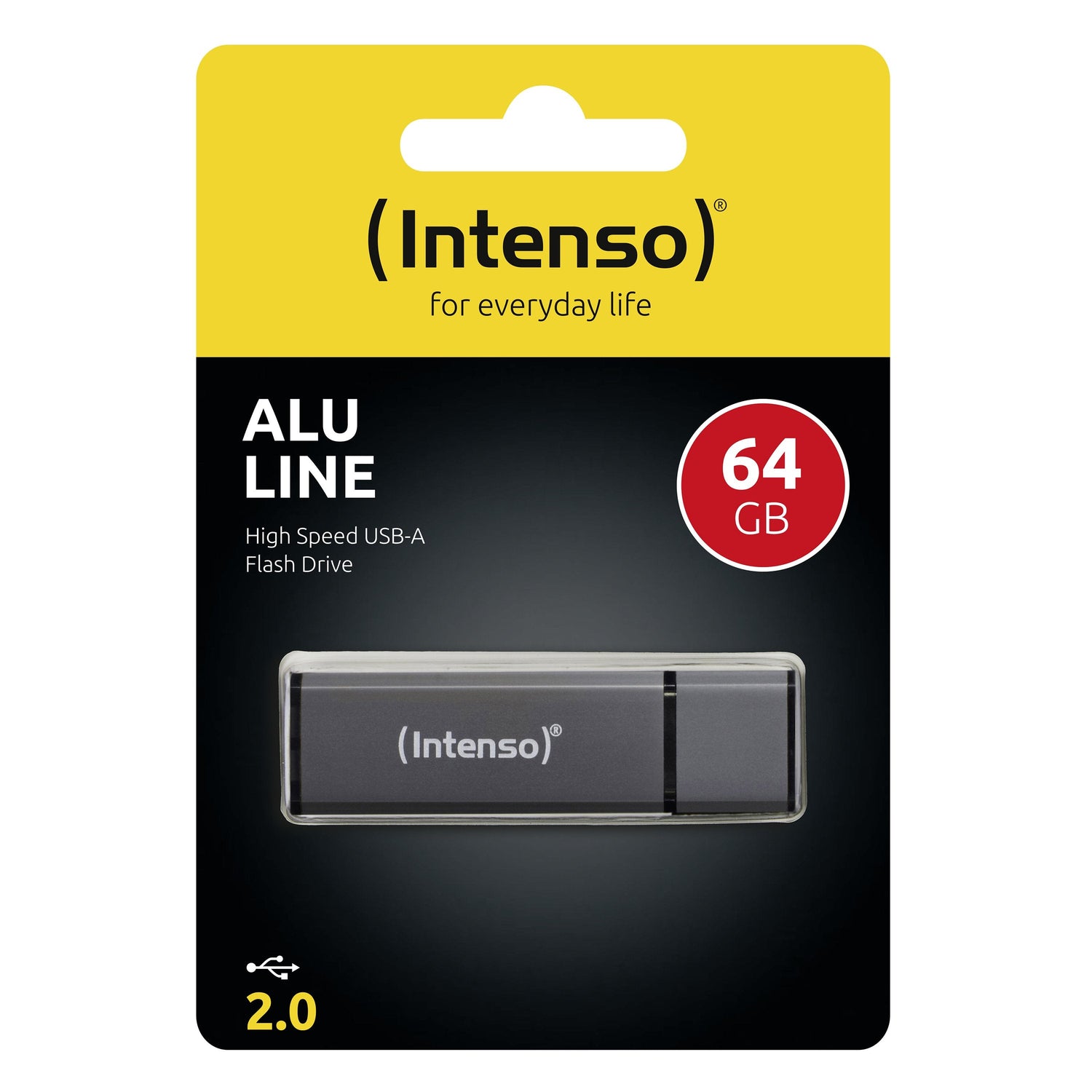 Pendrive Intenso 3521491 Alu Line  64gb Antracita