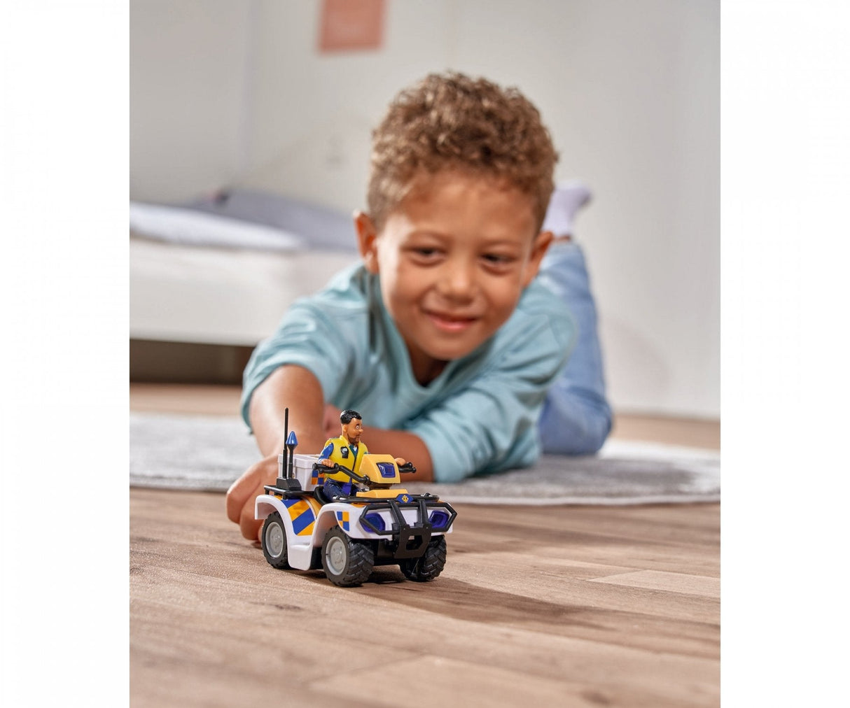 Simba Bombero Sam Police Quad Con Figura 109251093