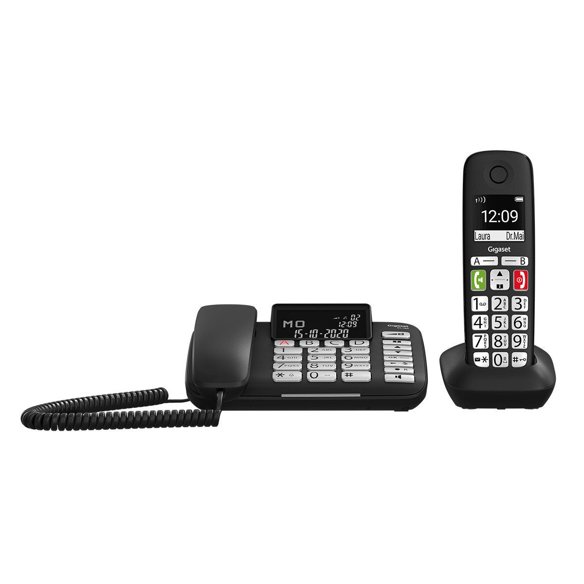 EAN 4250366862781 - Gigaset DL780 Plus Teléfono DECT/analógico Identificador de llamadas Negro imagen 1