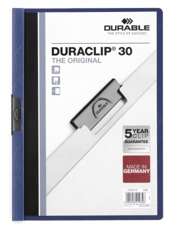Carpeta Clip Durable Duraclip Original 30 Azul Oscuro