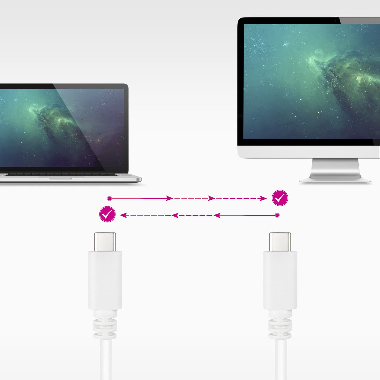 EAN 8433281014459 - Nanocable 10.01.2301-W cable USB USB 2.0 USB C Negro, Blanco imagen 5