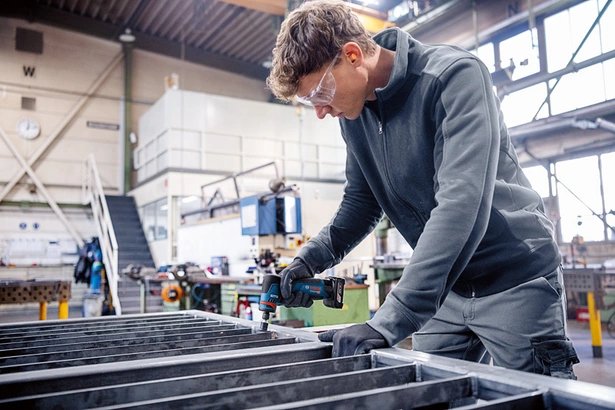 Amoladora Recta A Batería Bosch Professional Gwg 12v-50 S Professional Solo Azul/Negro, Sin Batería Ni Cargador