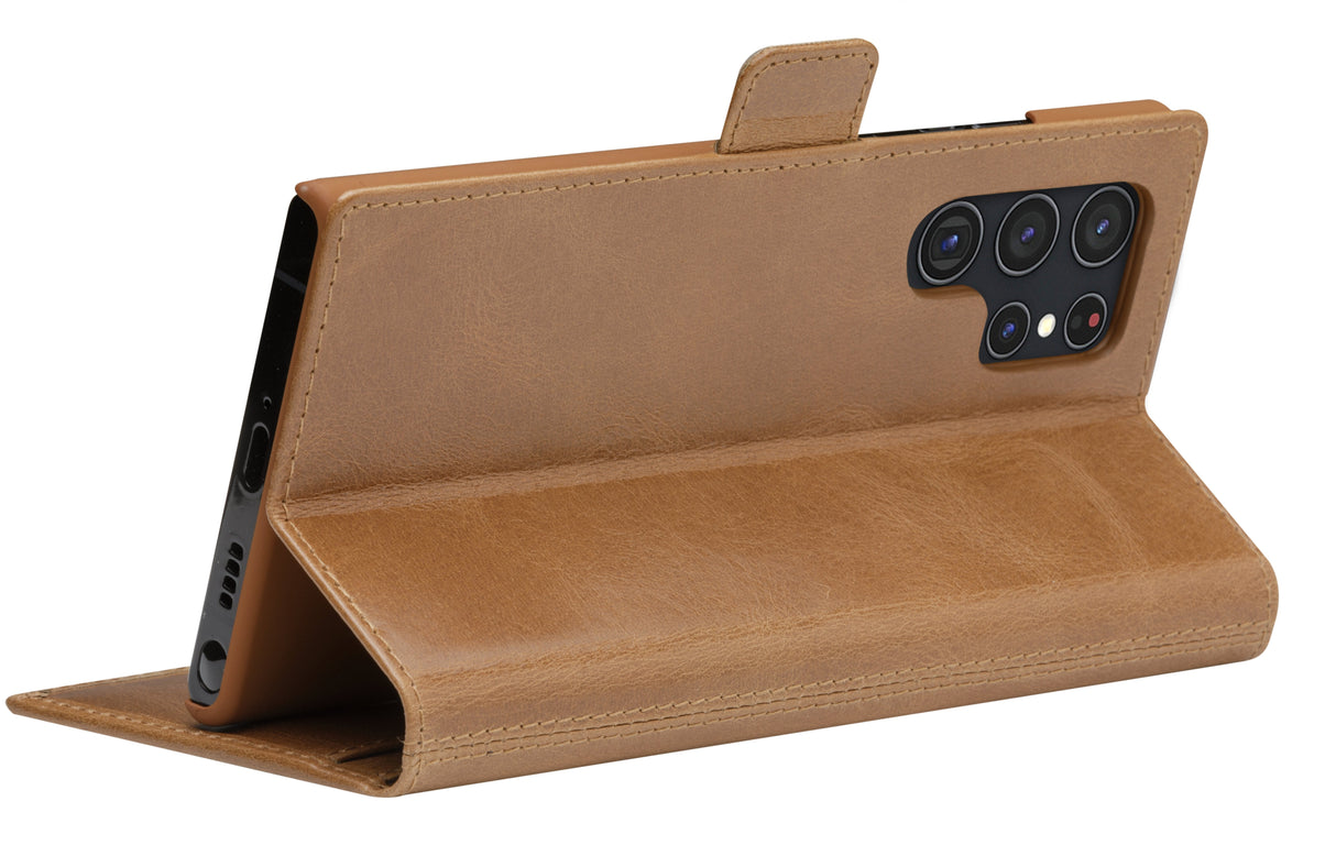 Dbramante1928 Copenhagen Slim Funda Para Galaxy S22 Ultra 17,3 Cm (6.8") Folio Bronceado