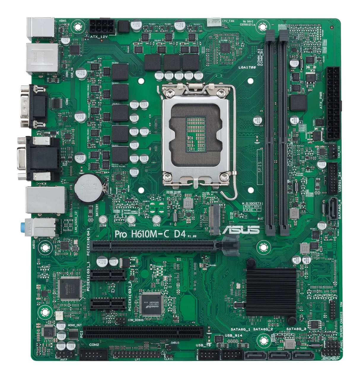 EAN 4711081699132 - ASUS PRO H610M-C D4-CSM Intel H610 LGA 1700 micro ATX imagen 2