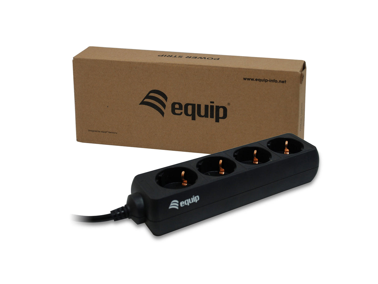 EAN 4015867157787 - Equip 333281 base múltiple 1,1 m 4 salidas AC Negro imagen 2