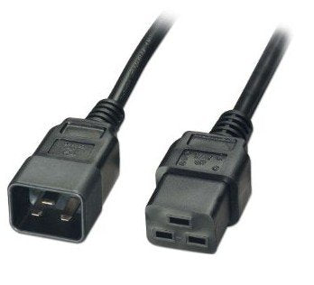 Bachmann Cable De Alimentación Iec320 C19-C20 16a 250v Conexión Iec Negro 0,5m