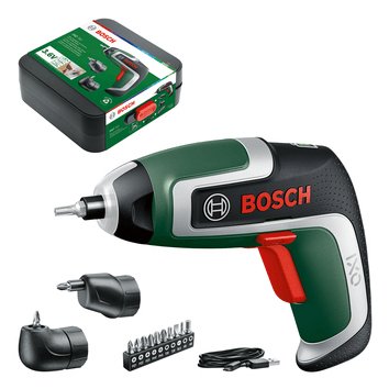Bosch Powertools Ixo 7 Anniversary-Set 3,6volt (Verde/Negro, Li-Ionen Akku 2,0ah, Bitsatz, Saatkugeln, Box) 06039e0009