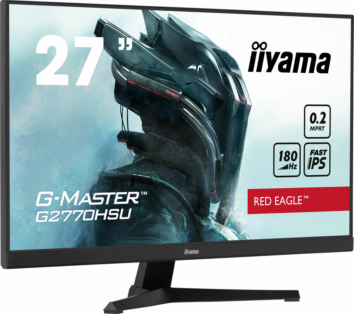 Monitor Gaming Iiyama 68.6cm 27" G2770hsu-B6 16:9 Hdmi+Dp+Usb Ips Bl.