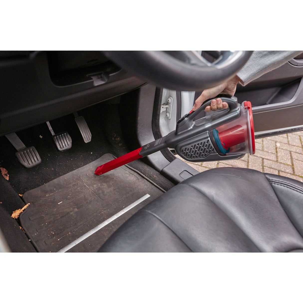EAN 5035048712641 - Black & Decker BHHV315J-QW aspiradora de mano Negro, Rojo Sin bolsa imagen 18