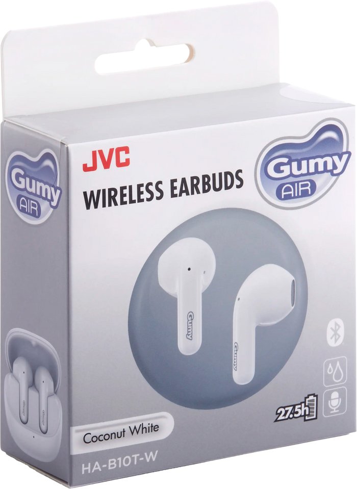 Jvc Auricolari Ha-B10t Auricolari Gumy Coconut White