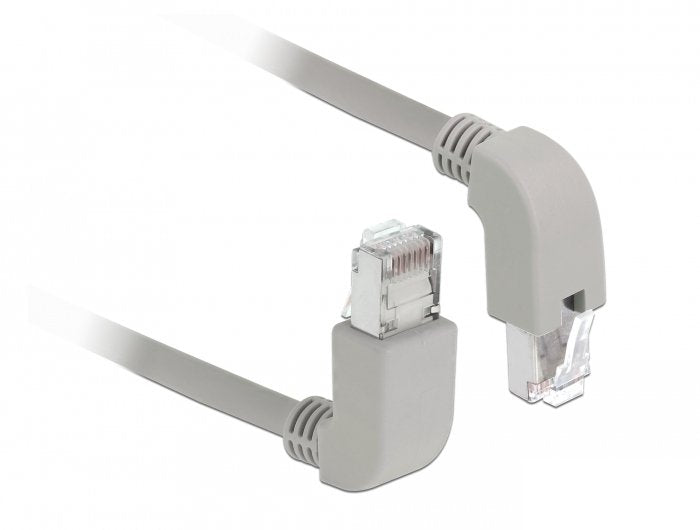 Delock Netzwerkcable Rj45 Cat.5e Sf Utp Oben Unten Gewinkelt 0,5 M