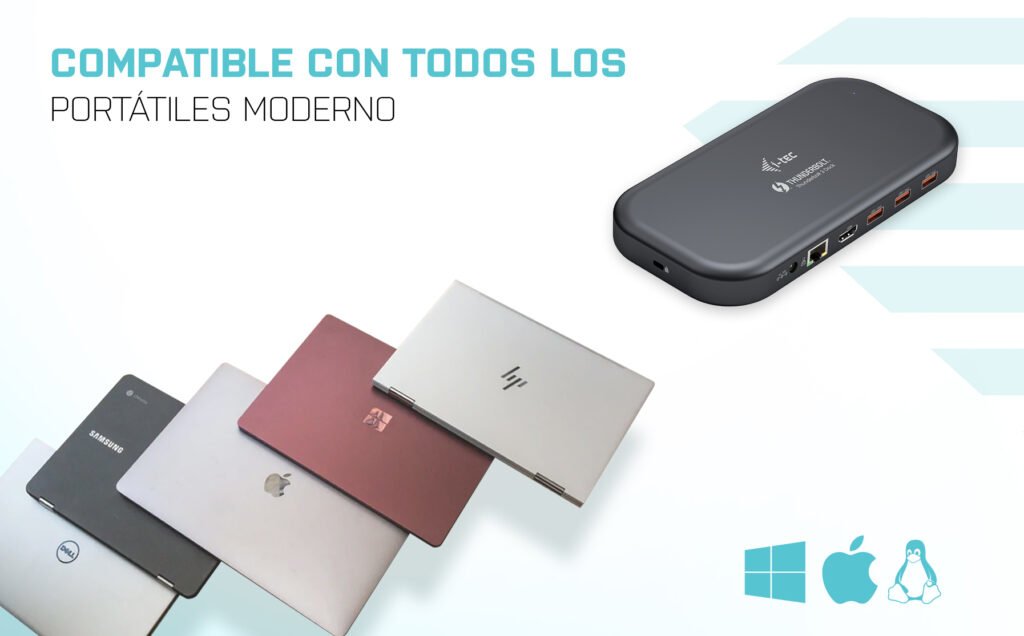 EAN 8595611705748 - i-tec TB3HDMIDOCKPD base para portátil y replicador de puertos Alámbrico Negro imagen 5