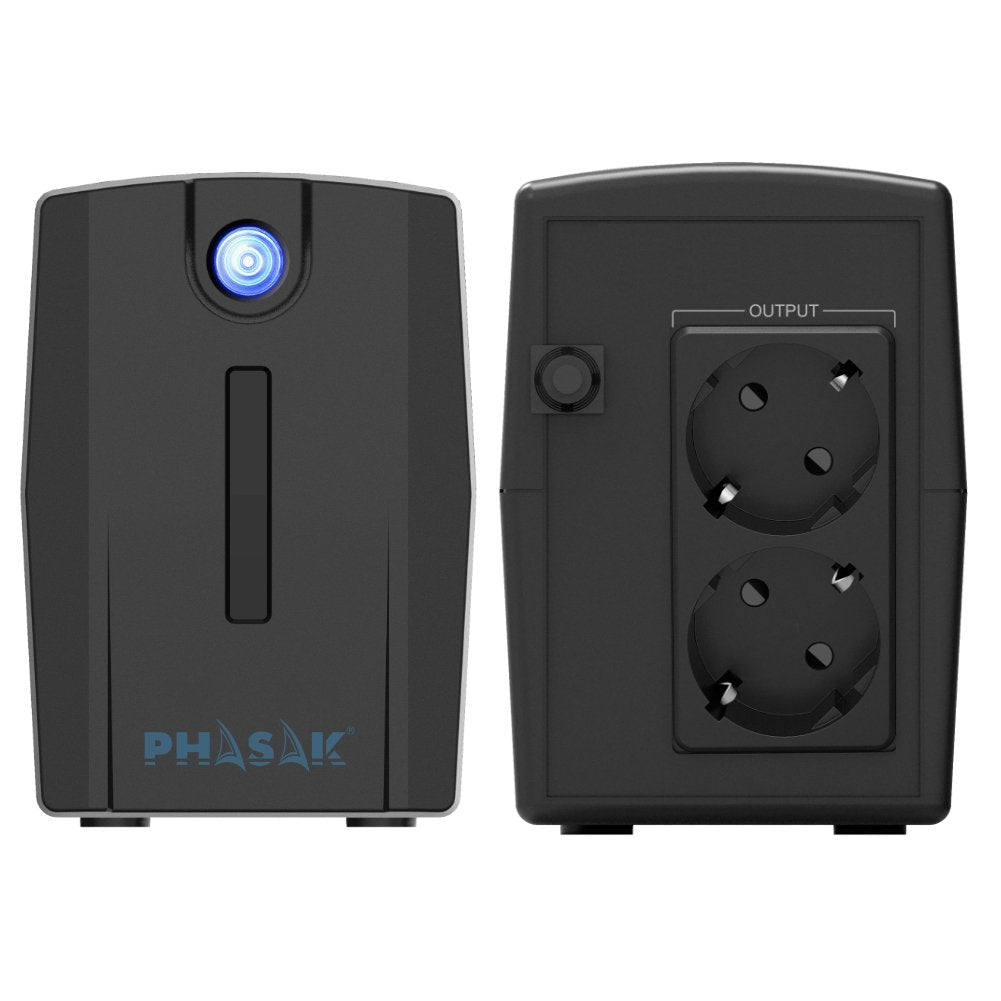 Sai Línea Interactiva Phasak Ottima 660 Va Interactive 660va-360w 2 Salidas Formato Torre