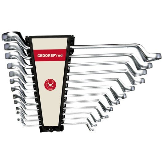 Gedore Juego De Llaves De Anillo Doble Rojo 12 Piezas Llaves 3300928