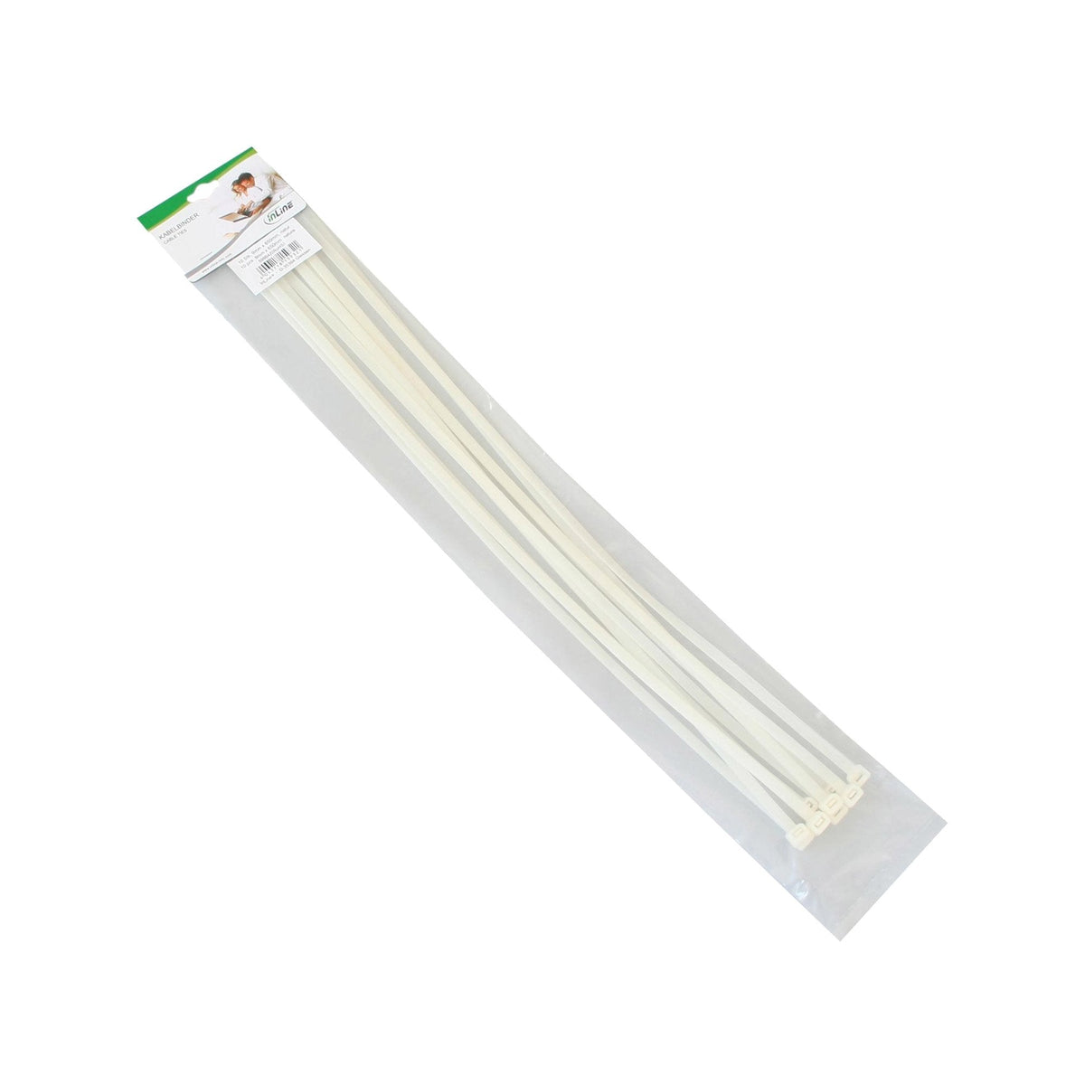 Bridas Inline Largo 900 Mm Ancho 12 Mm Blanco 10 Uds.