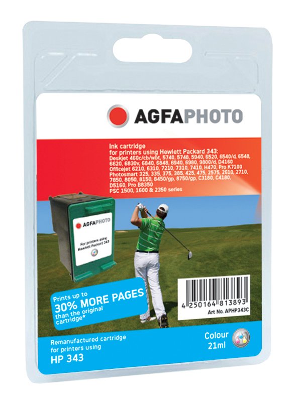 Agfaphoto Aphp343c Tinta Compatible Hp 343