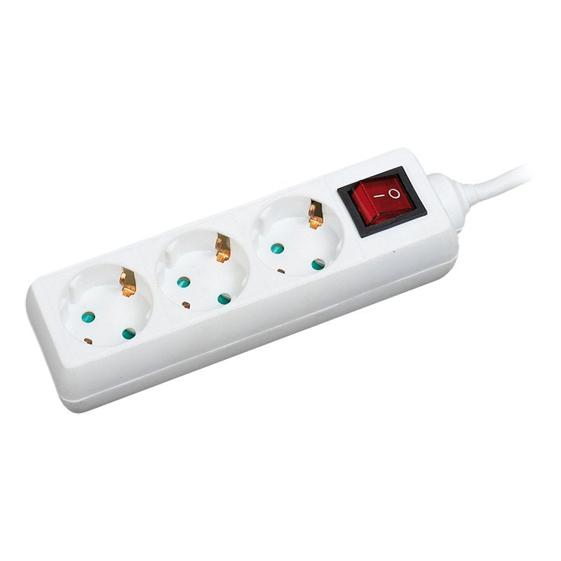EAN 4052792003444 - LogiLink LPS206 base múltiple 1,4 m 3 salidas AC Blanco imagen 1