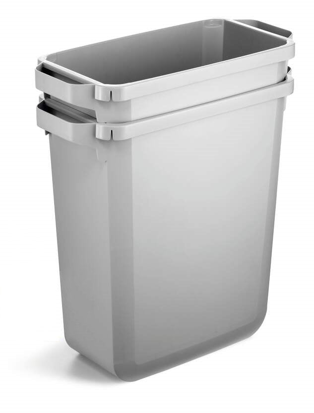 EAN 4005546732527 - Durable 1800503050 cubo de basura Rectangular Plástico Gris imagen 2