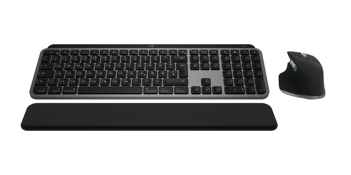 EAN 5099206122208 - Logitech MX Keys S Combo for Mac teclado Ratón incluido Hogar / Oficina Bluetooth QWERTZ Alemán Gris imagen 3