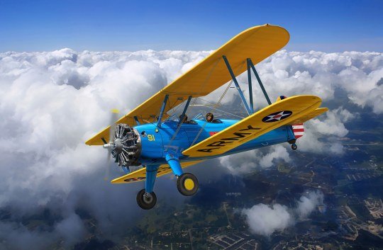 Model Plastikowy Stearman Pt-17 Kaydet