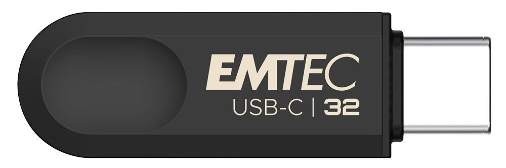 Emtec C280 Unidad Flash Usb 32 Gb Usb Tipo C 3.2 Gen 1 (3.1 Gen 1) Negro