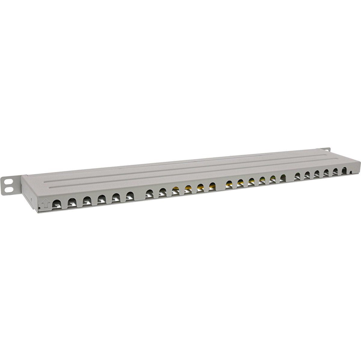 Inline® 19" Patch Panel Cat.6a 0.5 U 24-Port, With Dust Projoection, Gris