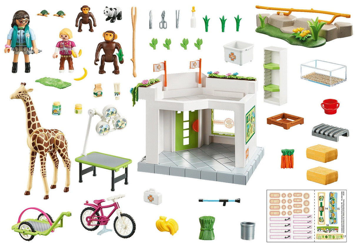 Playmobil 70900 Zoo Vet Practice Juguete De Construcción 70900