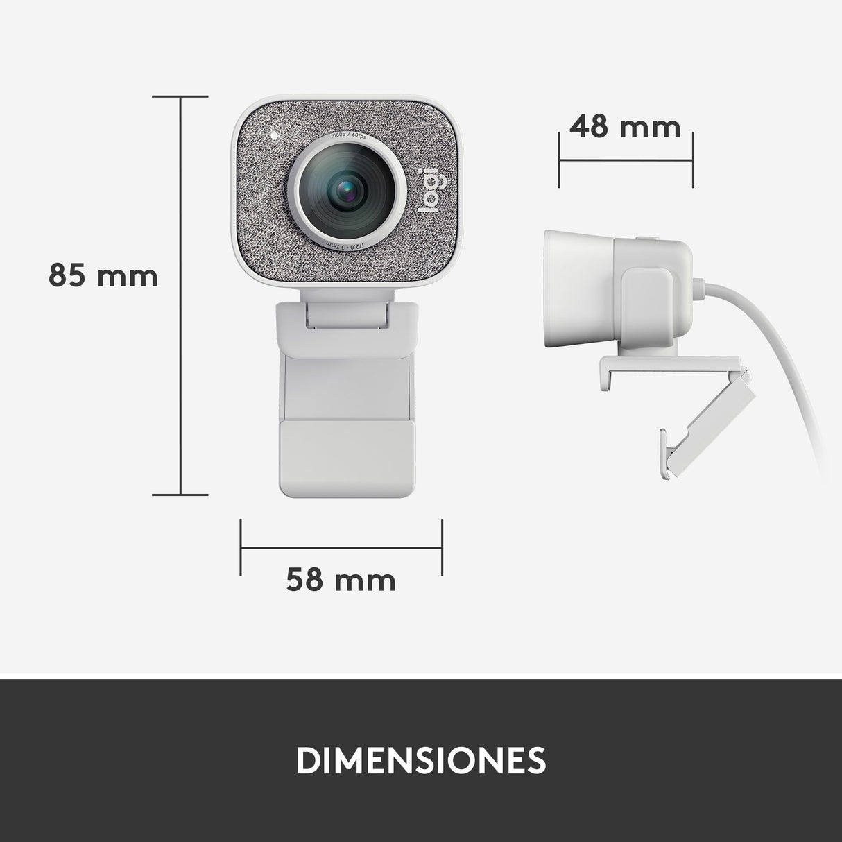 EAN 5099206087682 - Logitech 960-001297 cámara web 1920 x 1080 Pixeles USB Blanco imagen 16