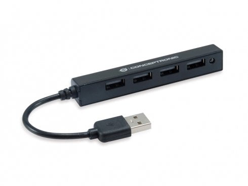 Conceptronic Usb-Hub 4port Usb2.0                 Schwarz