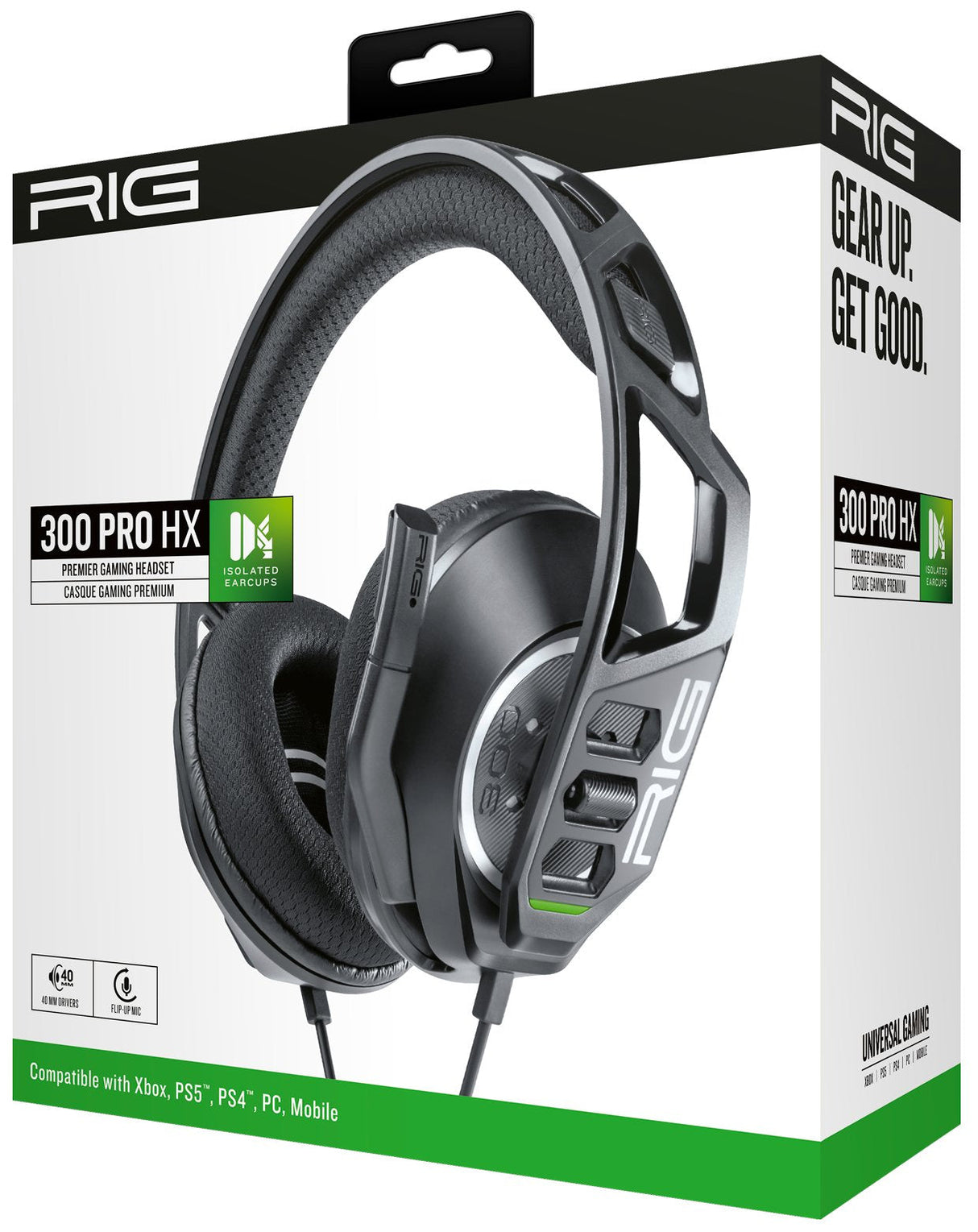 Auriculares Nacon Gaming Rig Serie 300pro Hx Para