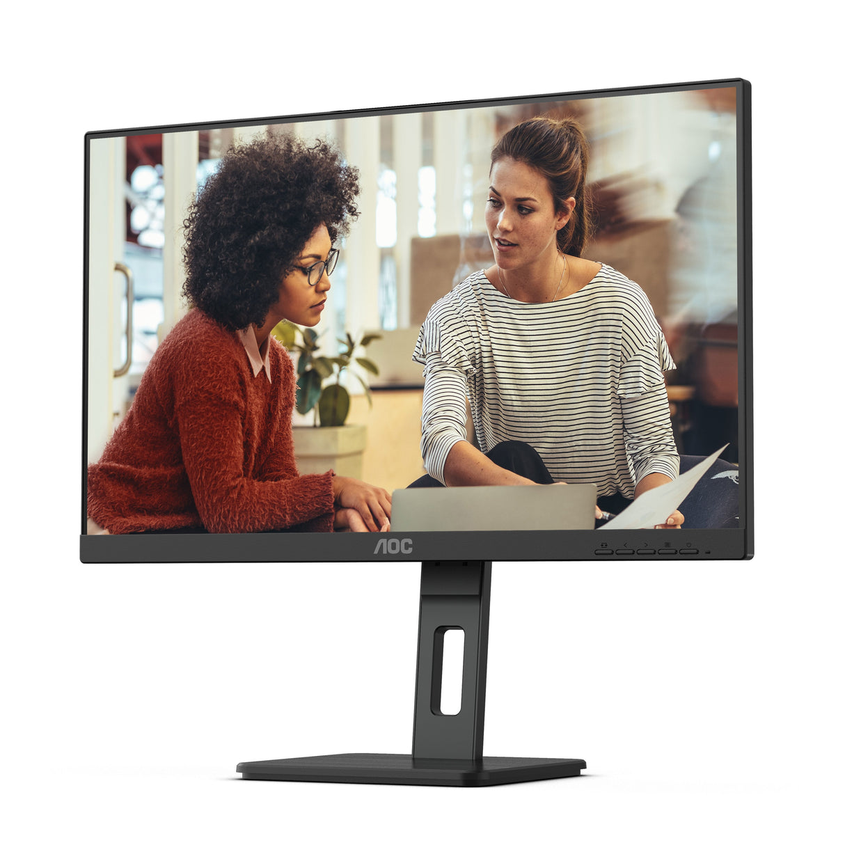Monitor Aoc Essential-Line Q27e3umf Led 27 Qhd @ 75 Hz 4ms - Hdmi, Displayport - Speakers - Black