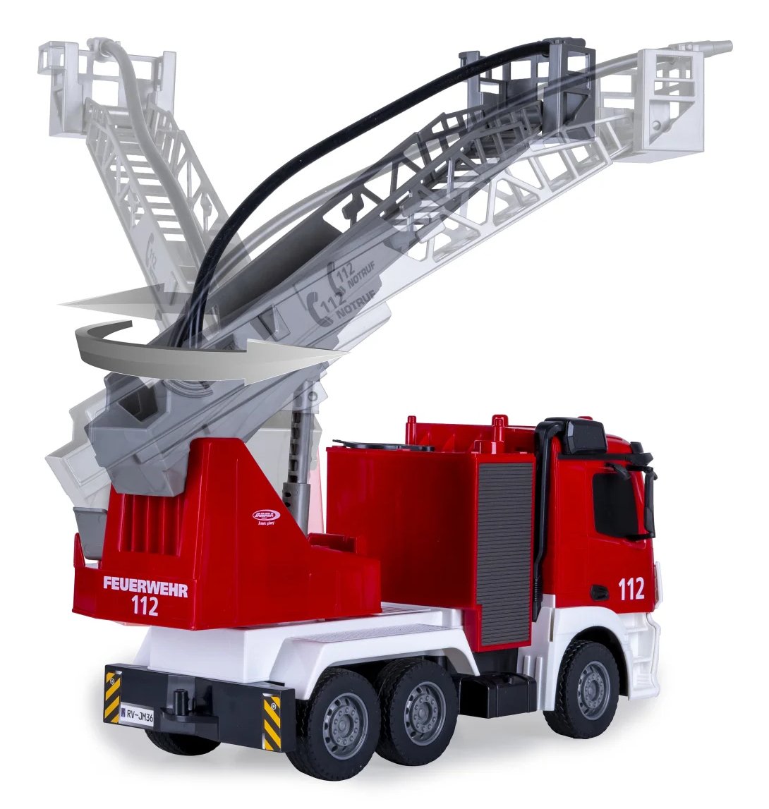 EAN 4042774474539 - Jamara Mercedes-Benz Antos modelo controlado por radio Camión de bomberos Motor eléctrico 1:26 imagen 15