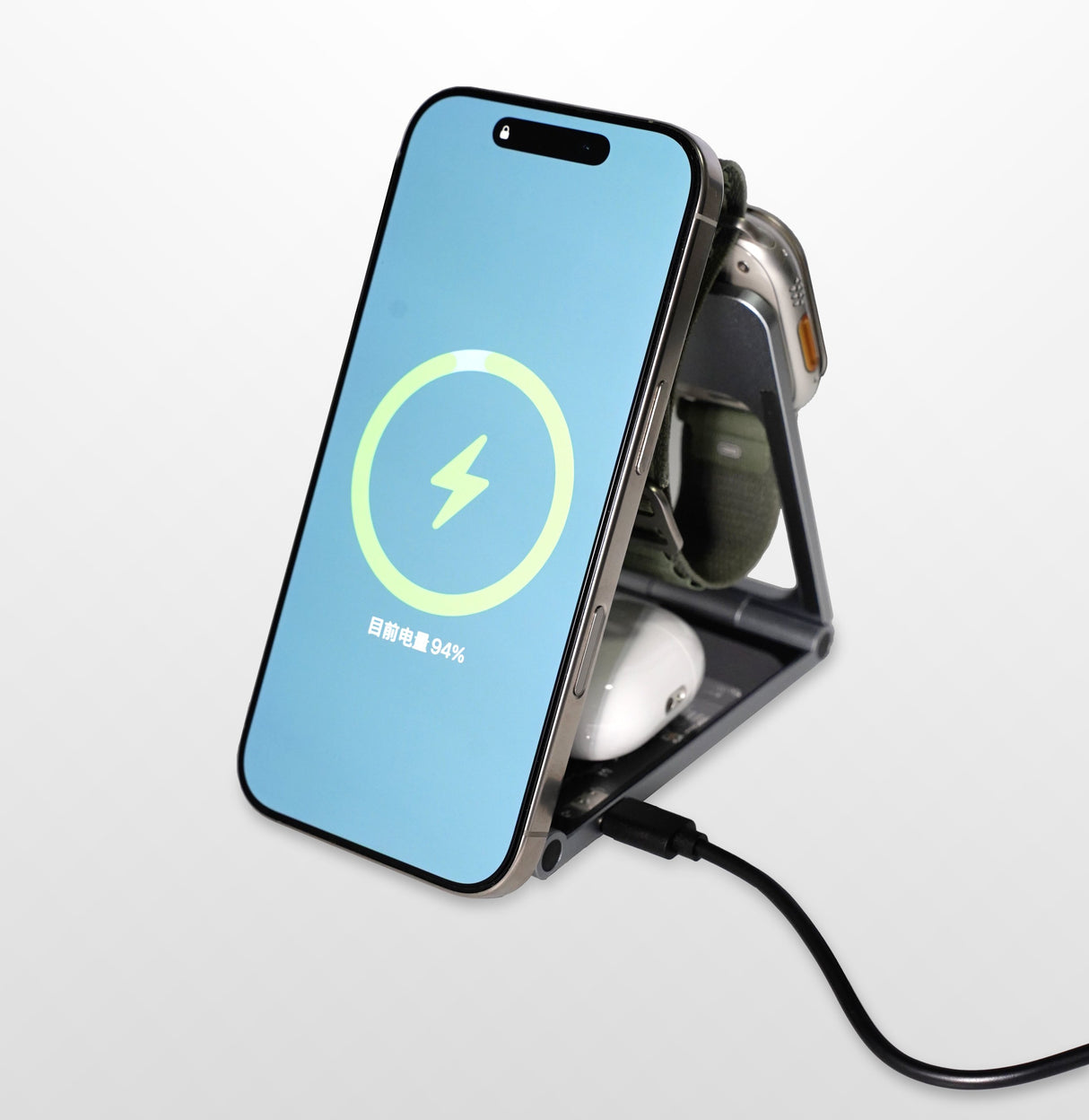 EAN 7333048065032 - Deltaco QI-1047 cargador de dispositivo móvil Auriculares, Smartphone, Reloj inteligente Transparente USB imagen 8