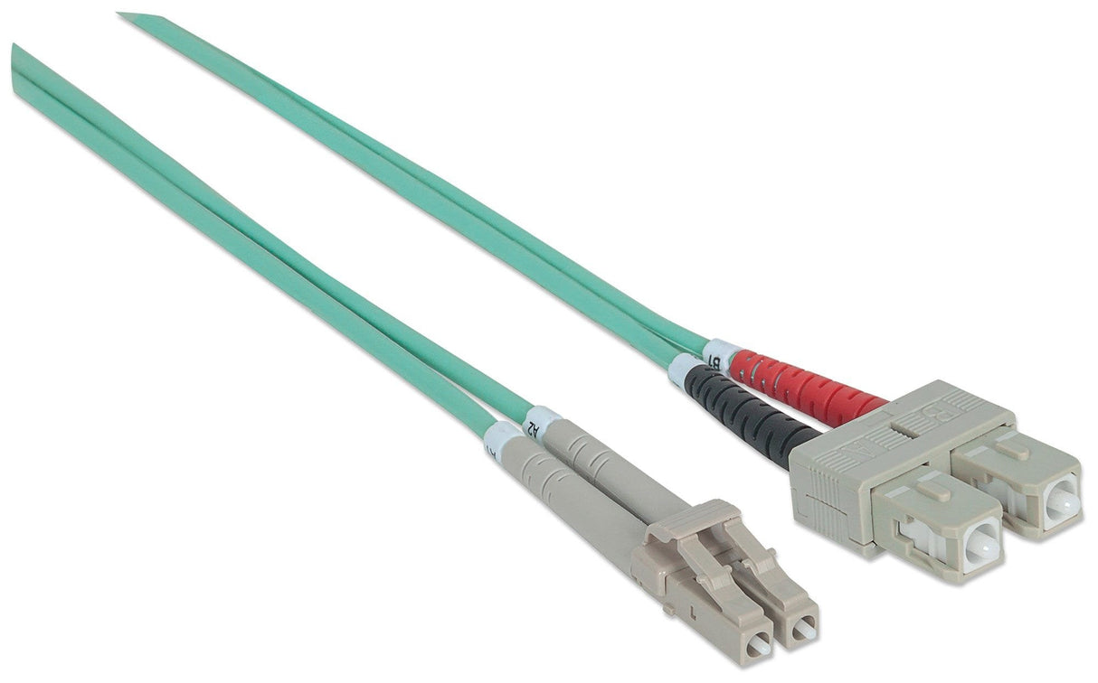 EAN 0766623750158 - Intellinet 750158 Cable de fibra óptica e InfiniBand 2 m LC SC Color aguamarina imagen 2