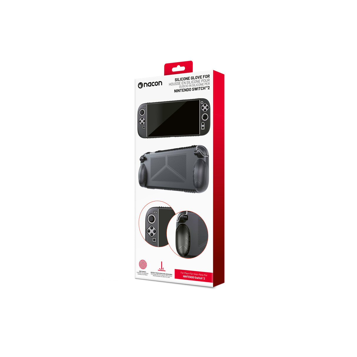EAN 3665962028195 - NACON SWITCHNEWGLOVEBLACK funda para consola portátil Nintendo Silicona Negro imagen 6