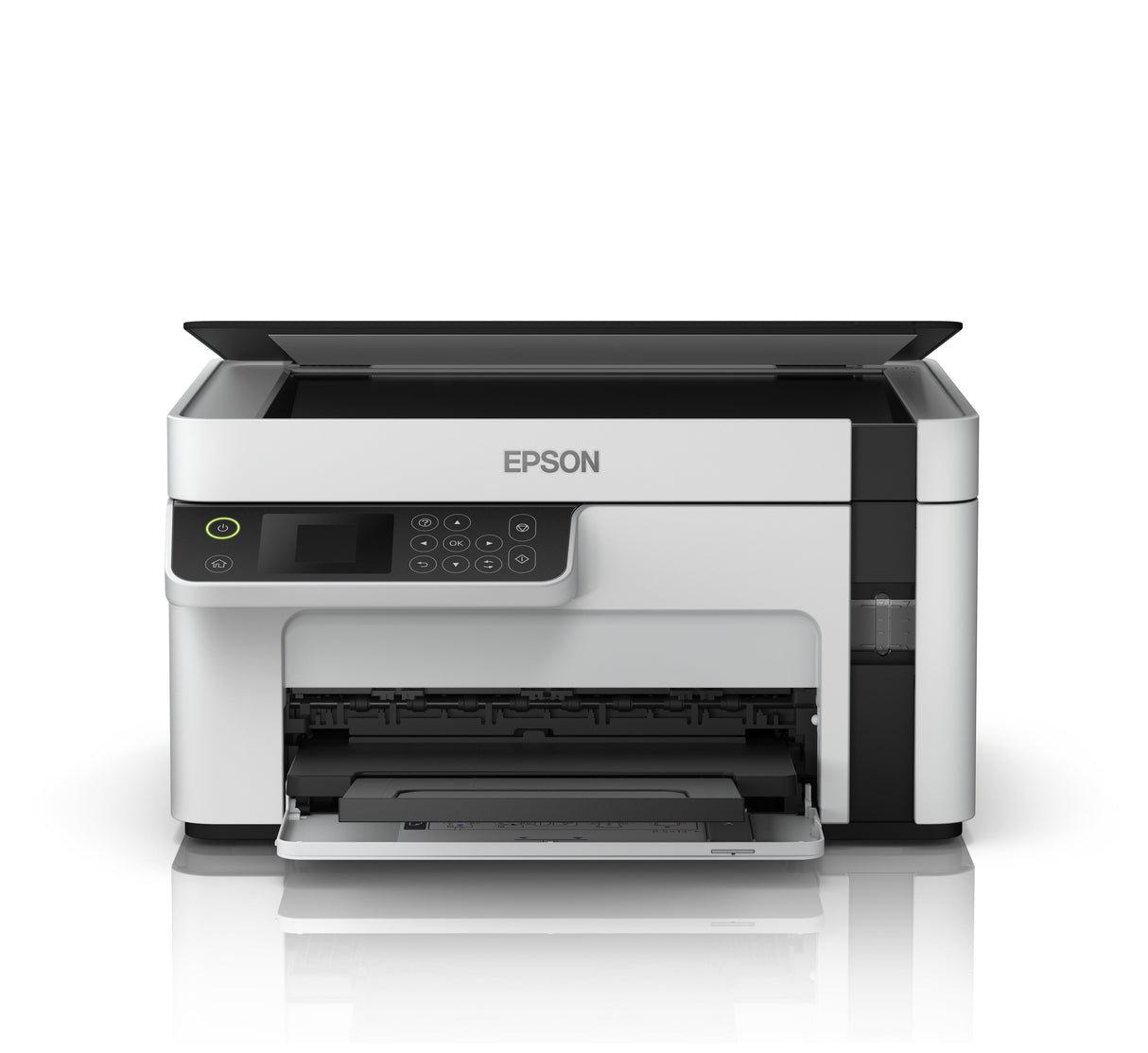 Impresora Epson Ecotank Mono M2120, 3 En 1, A4, 1200 X 2400 Ppp, 32 Ppm, Usb, Wi-Fi, 3 Aã±Os De Garantia Despues Del Registro.